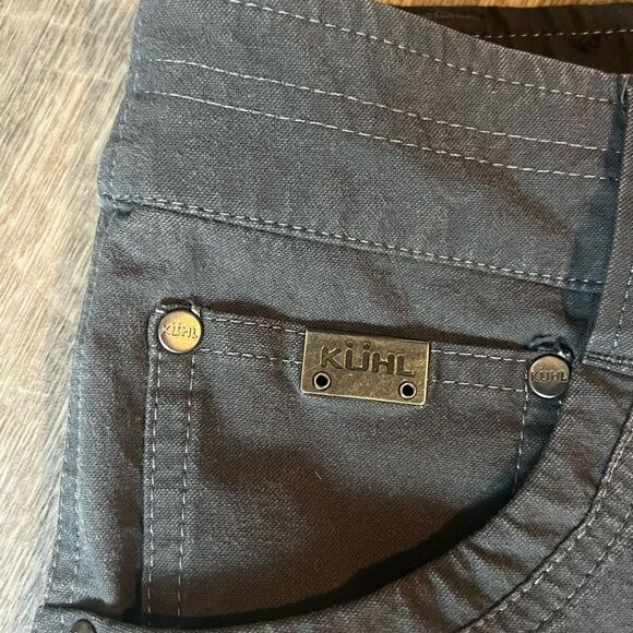 KUHL Resistor Jeans Straight Leg Mid-Rise Carbon Classic Fit Stretch Size 40x30 - Picture 5 of 15